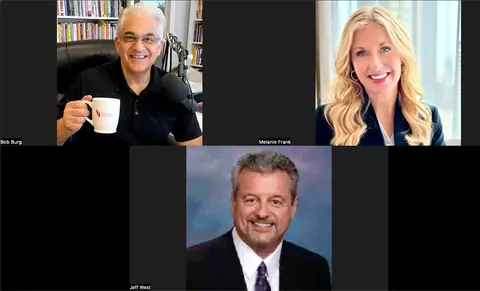 Monday Morning Coffee Talk Show video interview with Bob Burg and Jeff C. West