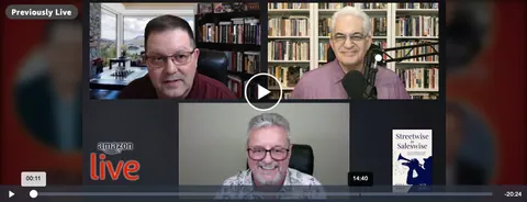 Amazon Live video interview with Ken Walls and Jeff West