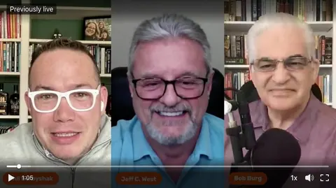LinkedIn Live video interview with Phil Gerbyshak, Bob Burg, and Jeff C. West