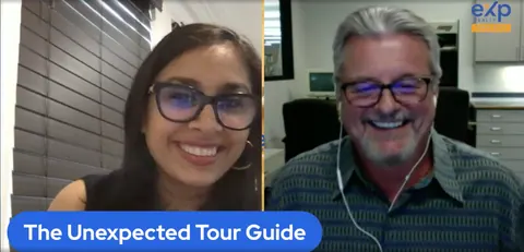 Chai Time with Realtor Jeet video interview with Jeff C. West about The Unexpected Tour Guide